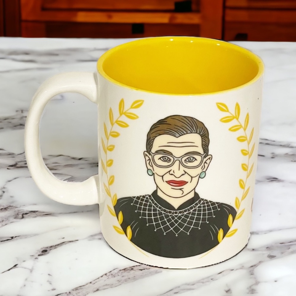 The Found Supreme Ruth Bader Ginsburg‎ RBG Ceramic Drinkware Coffee Tea Mug 12oz